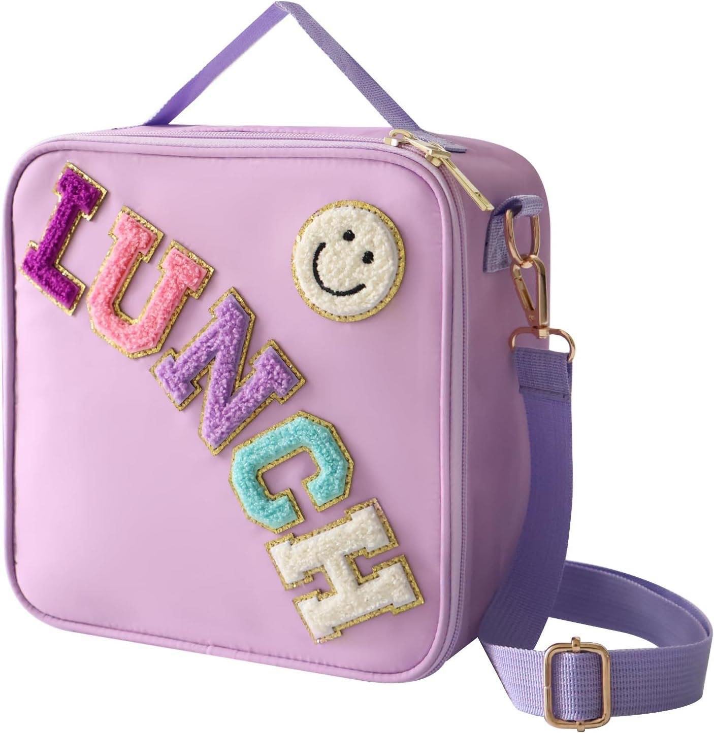 Chenille patch lunchbox