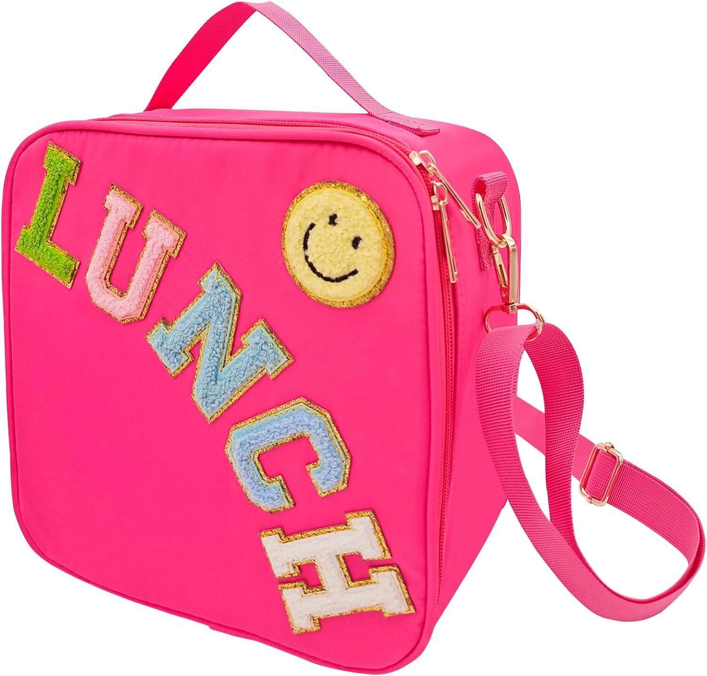 Chenille patch lunchbox