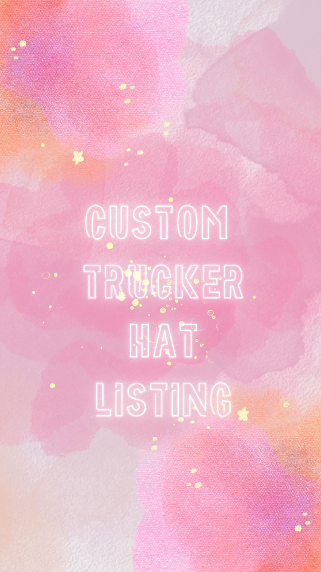 Custom trucker hat