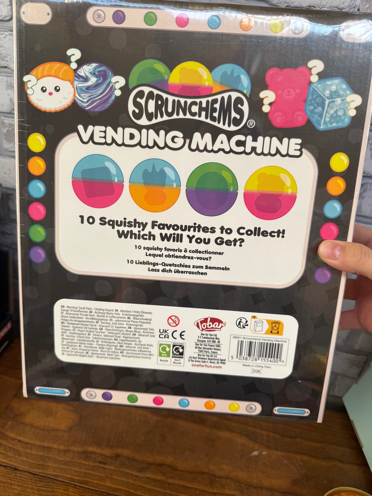 Scrunchems vending machine