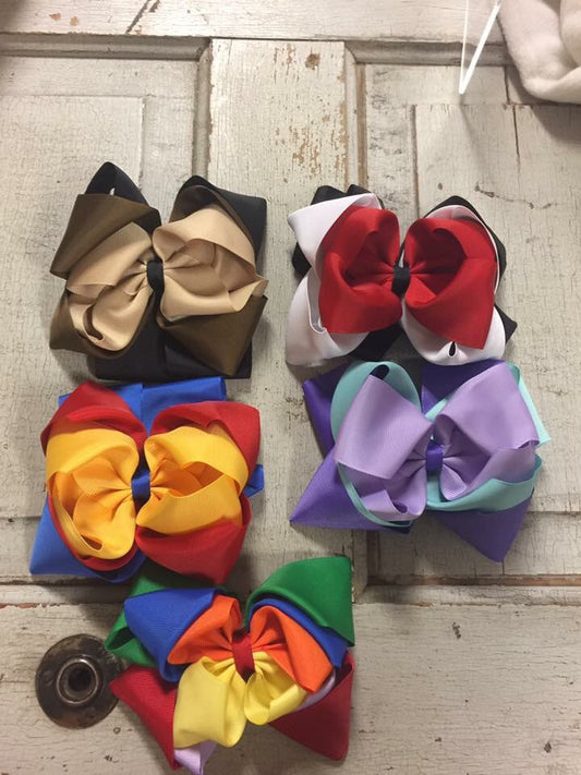 Triple layer Bows -6 inch