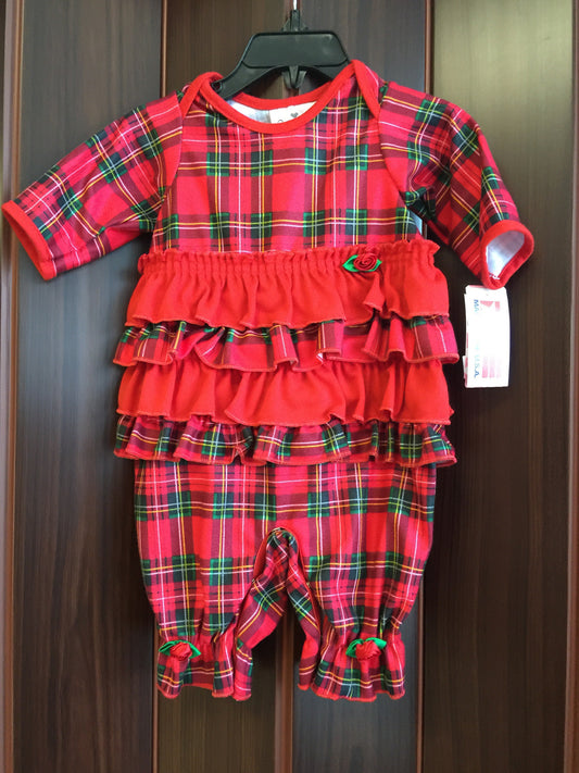 Laura dare Christmas plaid pj